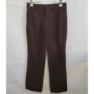 Dockers chino cotton brown straight leg pants size 4M NWOT